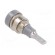 Socket | 2mm banana | 10A | 23mm | grey | soldered,on panel | insulated image 4