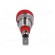 Socket | 2mm banana | 10A | 23mm | red | Mounting: screw,on panel image 5