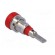 Socket | 2mm banana | 10A | 23mm | red | Mounting: screw,on panel фото 4