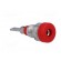 Socket | 2mm banana | 10A | 23mm | red | Mounting: screw,on panel фото 8