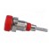Socket | 2mm banana | 10A | 23mm | red | Mounting: screw,on panel image 3