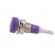 Socket | 2mm banana | 10A | 23mm | violet | soldered,on panel | SS2 image 3