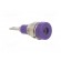 Socket | 2mm banana | 10A | 23mm | violet | soldered,on panel | SS2 фото 8