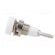 Socket | 2mm banana | 10A | 23mm | white | soldered,on panel | insulated image 3
