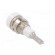 Socket | 2mm banana | 10A | 23mm | white | soldered,on panel | insulated image 4
