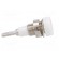 Socket | 2mm banana | 10A | 23mm | white | soldered,on panel | insulated image 7