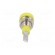 Socket | 2mm banana | 10A | 23mm | yellow-green | insulated | 60VDC paveikslėlis 5