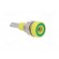 Socket | 2mm banana | 10A | 23mm | yellow-green | insulated | 60VDC paveikslėlis 8