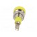 Socket | 2mm banana | 10A | 23mm | yellow | soldered,on panel | SS2 image 5