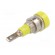 Socket | 2mm banana | 10A | 23mm | yellow | soldered,on panel | SS2 фото 6