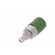 Socket | 2mm banana | 10A | 33VAC | 70VDC | green | insulated | -40÷110°C paveikslėlis 6