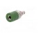 Socket | 2mm banana | 10A | 33VAC | 70VDC | green | insulated | -40÷110°C image 2