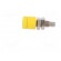 Socket | 2mm banana | 10A | 33VAC | 70VDC | yellow | insulated | -40÷110°C фото 3