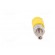 Socket | 2mm banana | 10A | 33VAC | 70VDC | yellow | soldered | insulated image 5