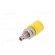 Socket | 2mm banana | 10A | 33VAC | 70VDC | yellow | soldered | insulated image 6