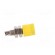 Socket | 2mm banana | 10A | 33VAC | 70VDC | yellow | soldered | insulated image 7