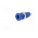 Socket | 2mm banana | 10A | 600V | 25mm | blue | Mounting: screw,on panel image 2