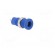 Socket | 2mm banana | 10A | 600V | 25mm | blue | Mounting: screw,on panel image 8