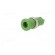 Socket | 2mm banana | 10A | 600V | 25mm | green | insulated | 5mΩ image 2