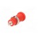 Socket | 2mm banana | 10A | 600V | 25mm | red | Mounting: screw,on panel image 6
