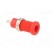 Socket | 2mm banana | 10A | 600V | 25mm | red | Mounting: screw,on panel фото 8
