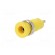 Socket | 2mm banana | 10A | 600V | 25mm | yellow | insulated | 5mΩ image 2