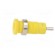 Socket | 2mm banana | 10A | 600V | 25mm | yellow | insulated | 5mΩ paveikslėlis 3
