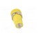 Socket | 2mm banana | 10A | 600V | 25mm | yellow | insulated | 5mΩ paveikslėlis 5