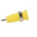 Socket | 2mm banana | 10A | 600V | 25mm | yellow | insulated | 5mΩ paveikslėlis 7