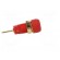 Socket | 2mm banana | 10A | 600VDC | red | Plating: gold-plated | 29.7mm фото 7
