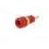 Socket | 2mm banana | 10A | 600VDC | red | Plating: gold-plated | 29.7mm фото 2