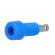 Socket | 2mm banana | 10A | 60VDC | Overall len: 17mm | blue | insulated paveikslėlis 6