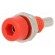 Socket | 2mm banana | 10A | 60VDC | Overall len: 17mm | red | insulated image 1