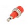 Socket | 2mm banana | 10A | 60VDC | Overall len: 17mm | red | insulated image 6
