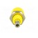 Socket | 2mm banana | 10A | 60VDC | Overall len: 17mm | yellow | 5mΩ фото 5