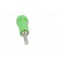 Socket | 2mm banana | 10A | 70VDC | 24.5mm | green | on panel | insulated image 9