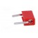Socket | 2mm banana | 6A | 10.25mm | red | Mounting: PCB | insulated | 6mΩ image 3