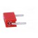 Socket | 2mm banana | 6A | 10.25mm | red | Mounting: PCB | insulated | 6mΩ image 7