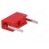 Socket | 2mm banana | 6A | 10.25mm | red | Mounting: PCB | insulated | 6mΩ image 8