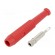 Socket | 2mm banana | 6A | 60VDC | Overall len: 39mm | red | on cable image 1