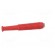 Socket | 2mm banana | 6A | 60VDC | Overall len: 39mm | red | on cable image 7