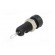Socket | 2mm banana | 6A | Overall len: 21mm | black | insulated image 6