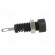 Socket | 2mm banana | 6A | Overall len: 21mm | black | insulated image 7