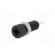 Socket | 2mm banana | 6A | Overall len: 21mm | black | insulated image 2
