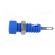 Socket | 2mm banana | 6A | Overall len: 21mm | blue | insulated image 3