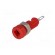 Socket | 2mm banana | 6A | Overall len: 21mm | red | insulated фото 2