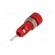 Socket | 2mm banana | 6A | Overall len: 21mm | red | insulated фото 6