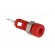 Socket | 2mm banana | 6A | Overall len: 21mm | red | insulated фото 8
