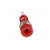 Socket | 2mm banana | 6A | Overall len: 21mm | red | insulated фото 9