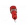 Socket | 2mm banana | 6A | Overall len: 21mm | red | insulated фото 5